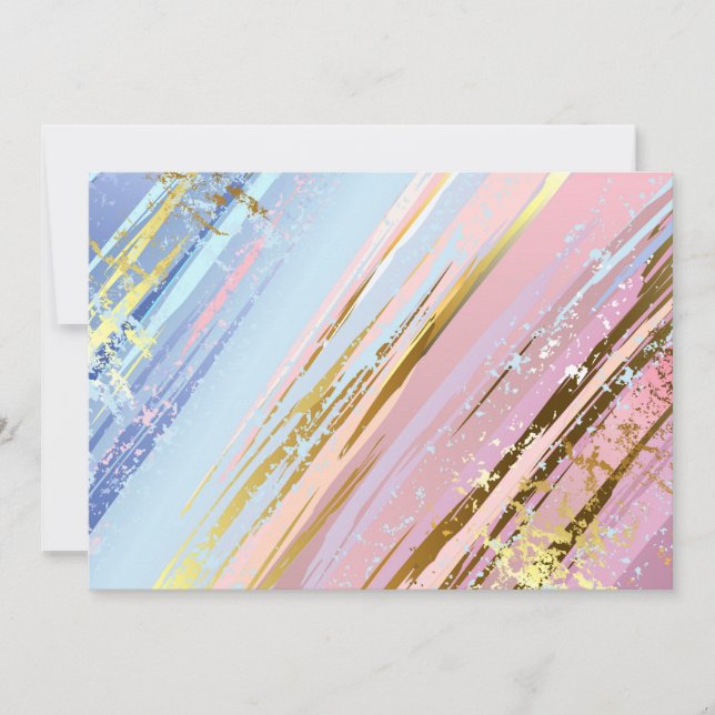 Cartão De Festividades Fundo Rosa Texturizado (Frente)