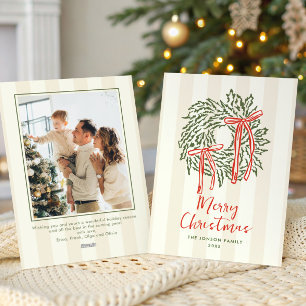 Cartão De Festividades Funky Hand Drawn Foto De Natal