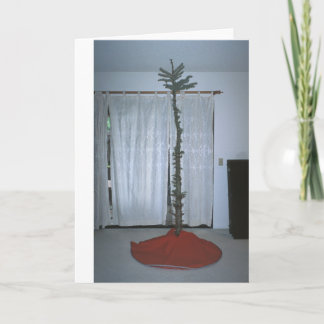 Cartão De Festividades Funny and Weird Christmas Tree