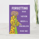 CARTÃO DE FESTIVIDADES FUNNY BOOMER BELATED BIRTHDAY  CARD<br><div class="desc">A BELATED Birthday GREETING CARD made to be GIVEN BY "people of a certain age"! (and you know who you are). We donate a portion of EVERY sale to The Breast Cancer Research Foundation.</div>