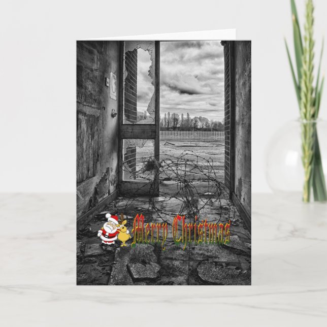 Cartão De Festividades Funny Christmas card (Frente)