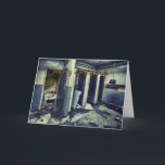 Cartão De Festividades Funny Christmas card<br><div class="desc">Gents toilets in derelict building</div>