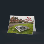 Cartão De Festividades Funny Christmas card<br><div class="desc">Funny Christmas card - broken TV</div>