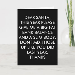 Cartão De Festividades funny christmas card