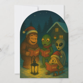 Cartão De Festividades Funny Christmas Conspiracy Holiday Card