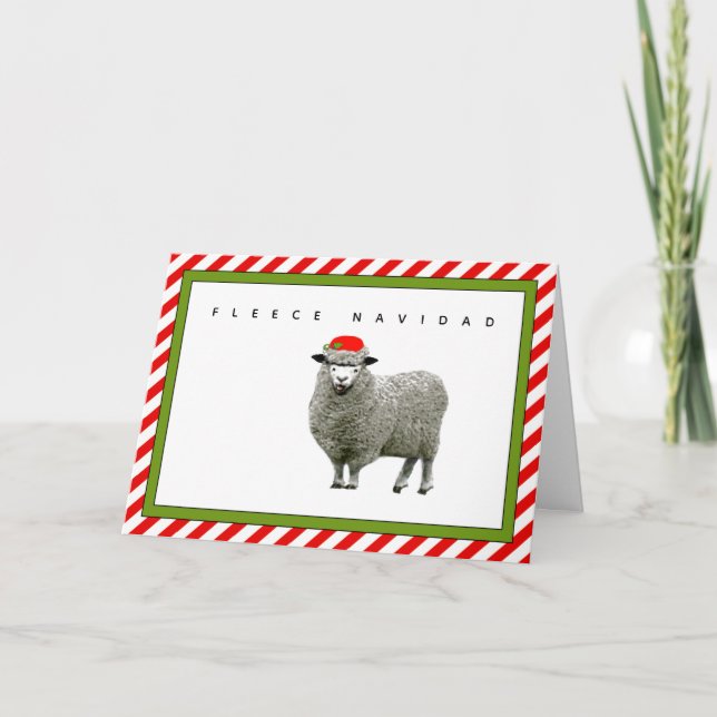 Cartão De Festividades funny Christmas holiday greeting cards (Frente)
