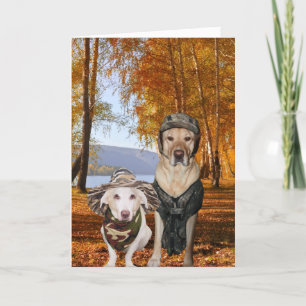 Cartão De Festividades Funny Dogs/Lab Valentine or Anniversary