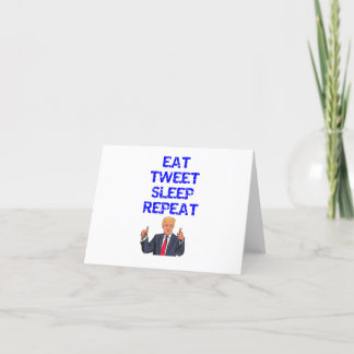Cartão De Festividades Funny Donald Trump Tweet Christmas Card
