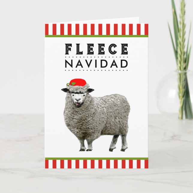 Cartão De Festividades Funny Feliz Navidad (Frente)