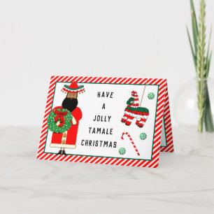 Cartão De Festividades Funny Feliz Navidad holiday card