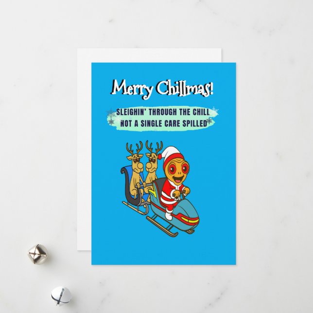 Cartão De Festividades Funny Gingerbread Holiday – Printable Xmas Card (Frente/Verso In Situ)