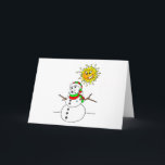Cartão De Festividades Funny Melting Snowman Blank Xmas Holiday Christmas<br><div class="desc">Funny Melting Snowman Blank Xmas Holiday Christmas Greeting Card Humorous</div>