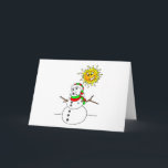 Cartão De Festividades Funny Melting Snowman Blank Xmas Holiday Christmas<br><div class="desc">Funny Melting Snowman Blank Xmas Holiday Christmas Greeting Card Humorous</div>