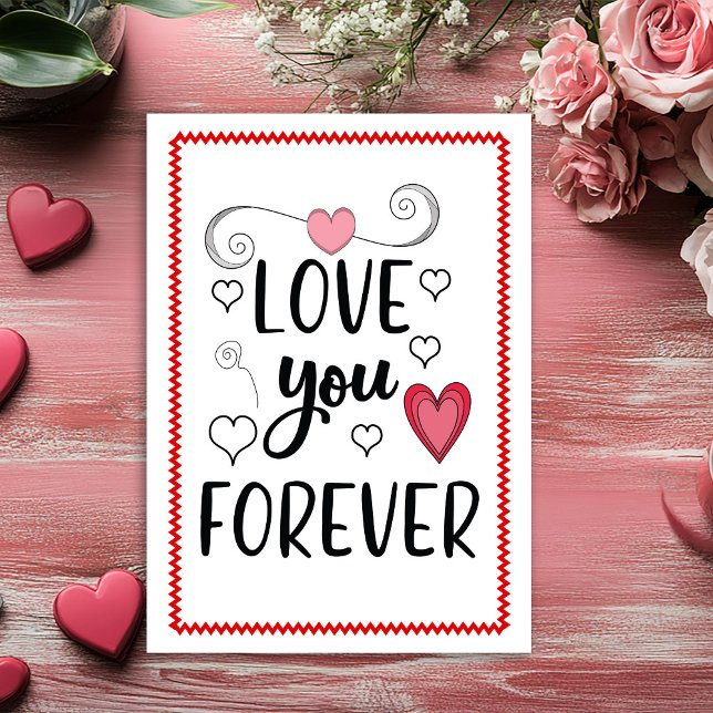 Cartão De Festividades Funny Romantic Valentine Card for Husband Sketch (Funny Romantic Valentine Card for Husband Sketch)