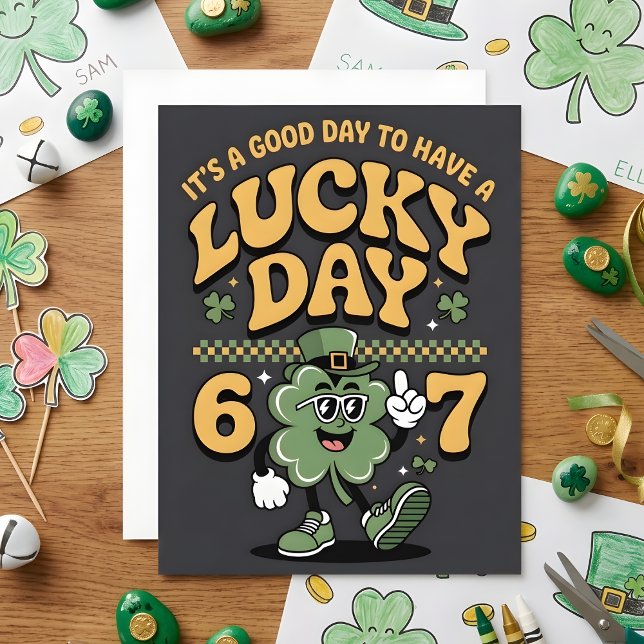 Cartão De Festividades Funny St Patrick’s Day 67 Card (Criador carregado)