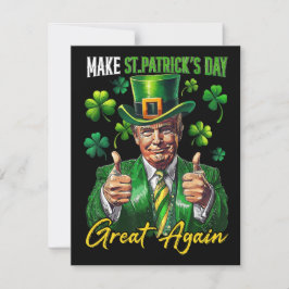 Cartão De Festividades Funny St Patricks Day Parody 