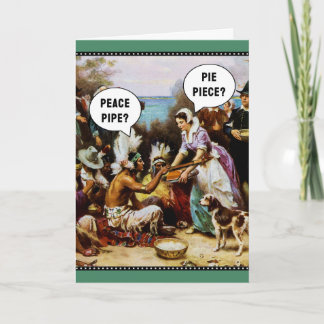 Cartão De Festividades Funny Thanksgiving