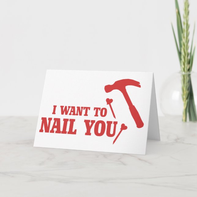 Cartão De Festividades Funny Valentine (Frente)