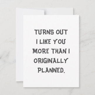 Cartão De Festividades Funny Valentine Day Card for Boyfriend Girlfriend