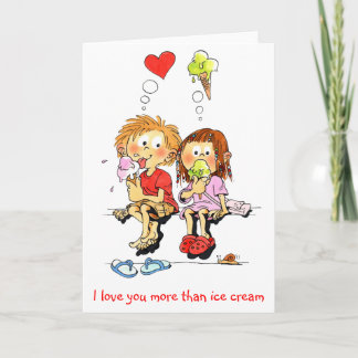 Cartão De Festividades Funny Valentines Day Cards I Love You More...