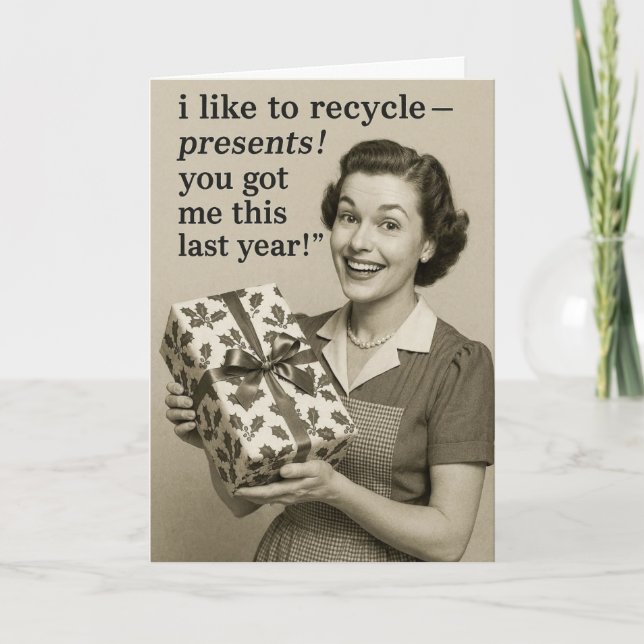 Cartão De Festividades Funny Xmas card (Frente)