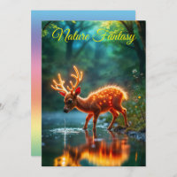 Furos de água da fauna de veados radiantes