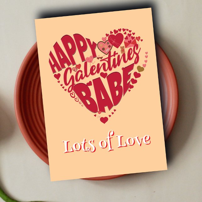 Cartão De Festividades Galentine’s Day Custom Photo Card (Criador carregado)