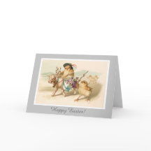 Galinha Andando - Presente de Páscoa da Vintagem C