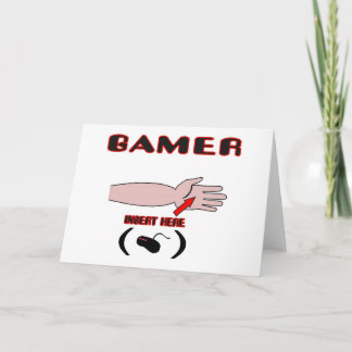 Cartão De Festividades Gamer Insert Controller Aqui