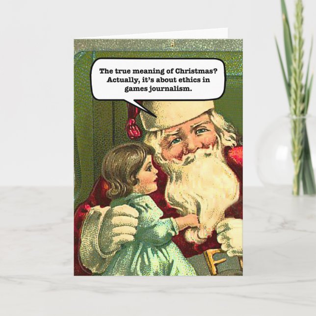 Cartão De Festividades GamerGate Christmas Card (Frente)