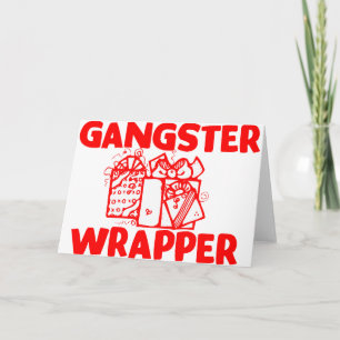 Cartão De Festividades Gangster Wrapper