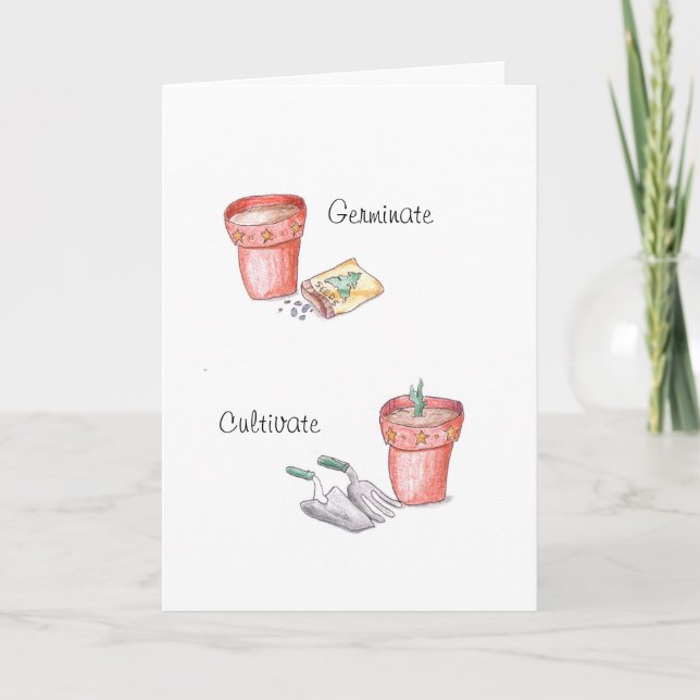 Cartão De Festividades Garden Celebration (Frente)