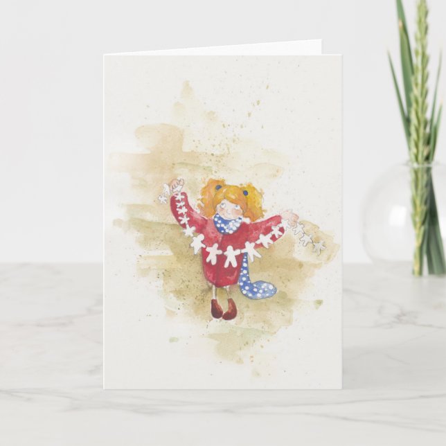 Cartão De Festividades Garland (Frente)