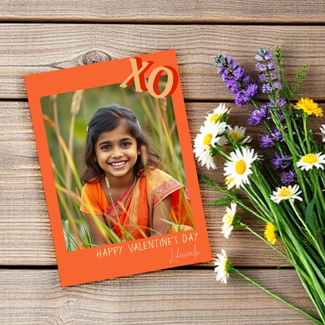 Cartão De Festividades Garota Namorados Pastel XO (Criador carregado)