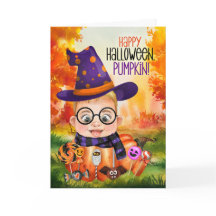 Garoto Feiticeiro Pequeno no Dia das Bruxas