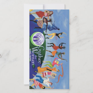Cartão De Festividades Gather the Women Logo Card