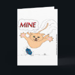 Cartão De Festividades gato s11 que ataca em Hanukkah Dradle<br><div class="desc">Lotes do divertimento contanto que você não for um dradle.</div>