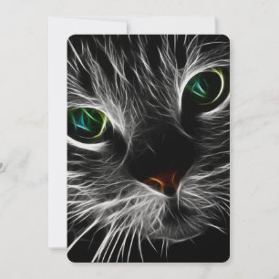 Cartão De Festividades Gato Sólido, Felino, Espírito Santo