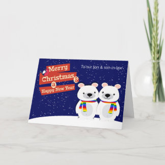 Cartão De Festividades Gay - Cartazes Polares de Natal Personalizados