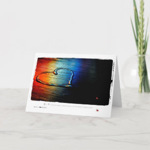 Cartão De Festividades Gay Love Rainbow