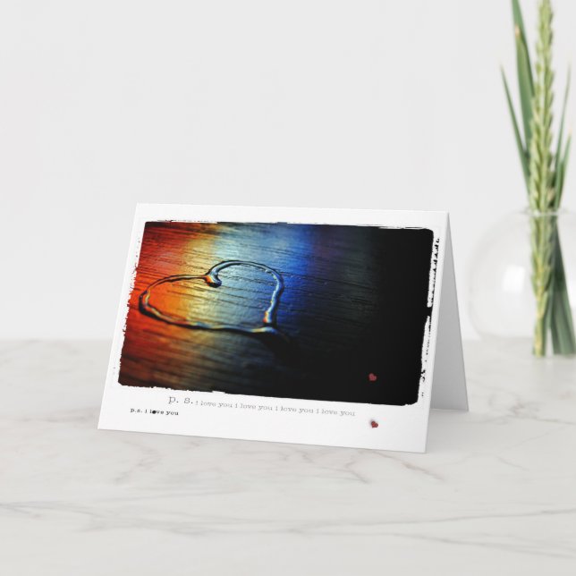 Cartão De Festividades Gay Love Rainbow (Frente)