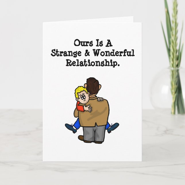 Cartão De Festividades Gay Men Estranha E Maravilhosa Placa De Dia de os  (Frente)