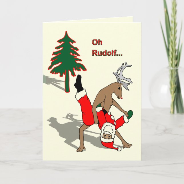 Cartão De Festividades gay x-mas (Frente)