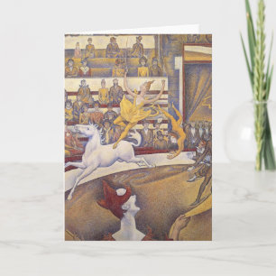 Cartão De Festividades Georges Seurat - O Circo