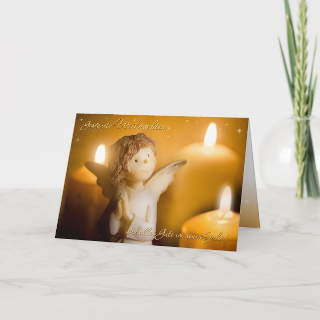 Cartão De Festividades Gesegnete Weihnachten (Frente)