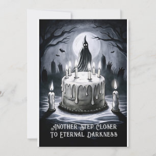 Cartão De Festividades Ghost Cake Engraçado de Sábado