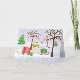 Cartão De Festividades Gifts of Christmas