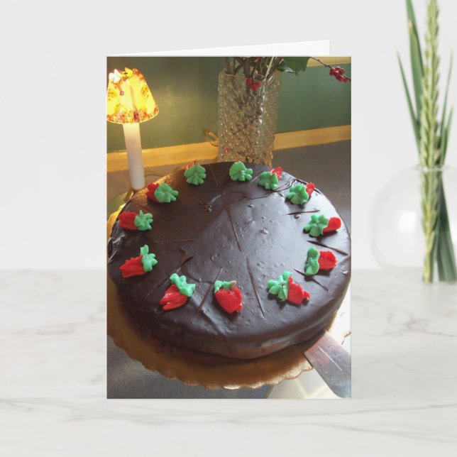 Cartão De Festividades Gina's Cake (Frente)