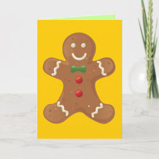 Cartão De Festividades Gingerbread Card