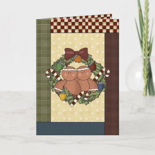 Cartão De Festividades Gingerbread Delights: Greeting Card